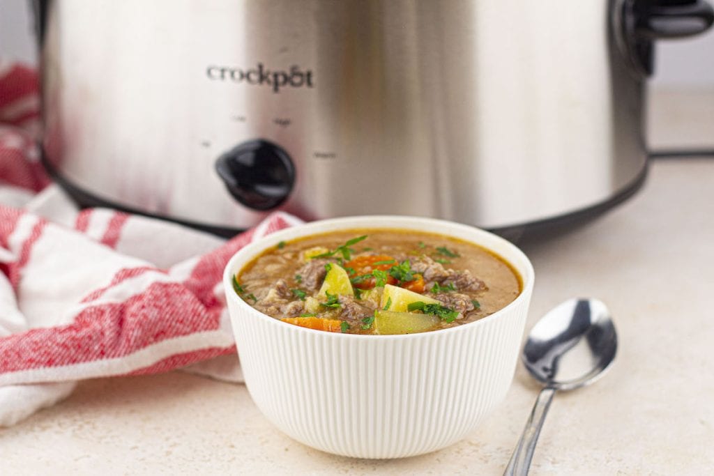 slow cooker beef stew recipe with onion soup mix